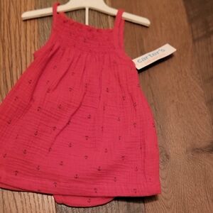 Carter's Red Sleeveless Dress